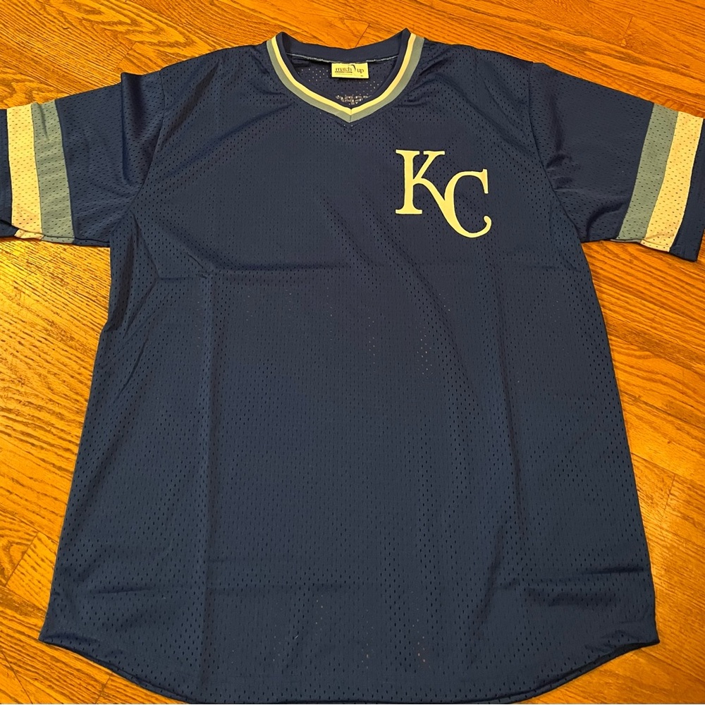 KC Royals Blue Baseball jersey